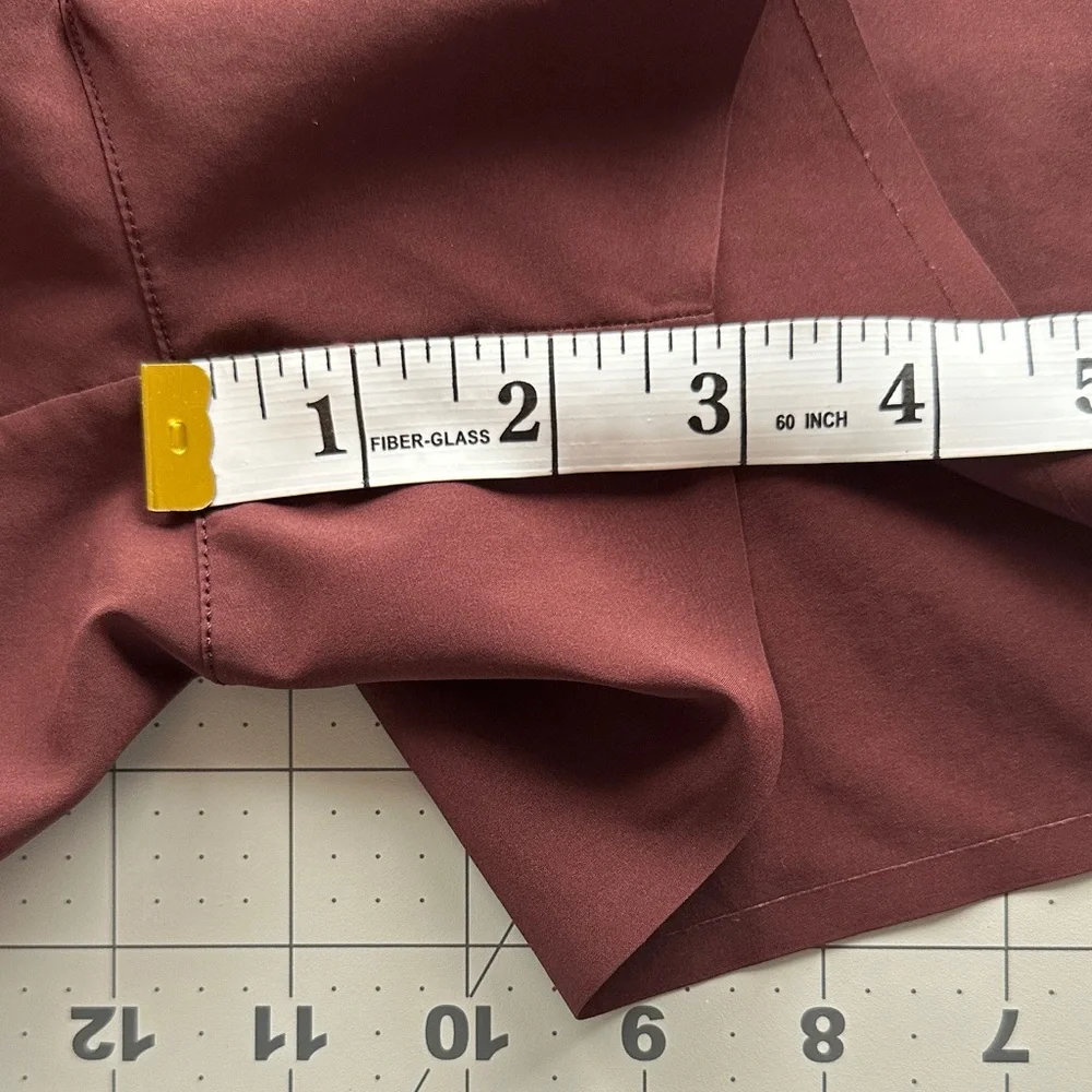 On Running Women's Black and Burgundy Athletic Shorts - Picture 5 of 9